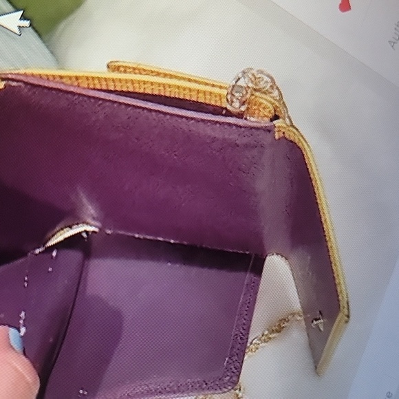 Modified Louis Vuitton Epi Porte Friulle Elise Gold Trifold wallet - Picture 7 of 13